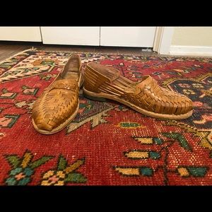 Leather Huarache Sandals